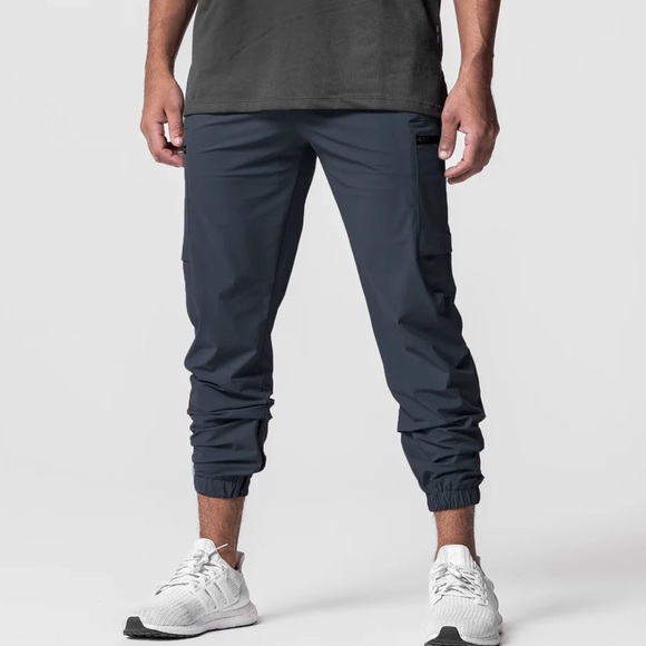 ASRV Men’s Tetra Lite Standard Zip Ankles Jogger In Navy Blue Size S DSG-0656
